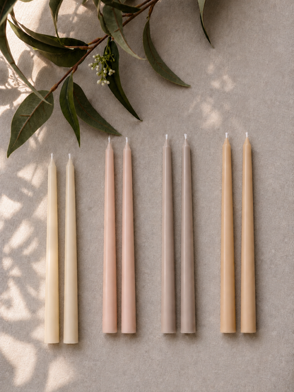 Elegance Shabbat Candles 10 inch