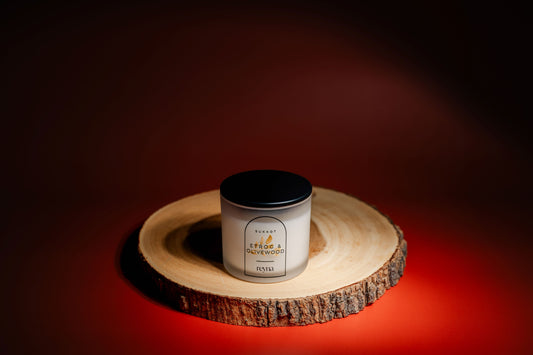 Etrog & Olivewood – Sukkot Inspired Luxury Candle (Sold out)